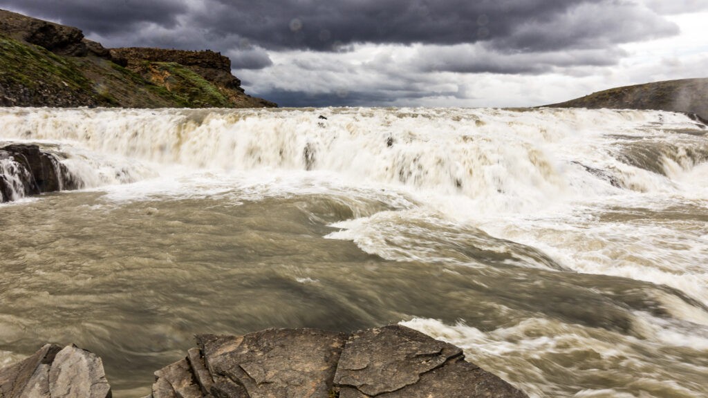 Author’s picture of a waterfall in Iceland