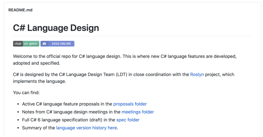 C# language design