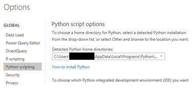 Python scripting
