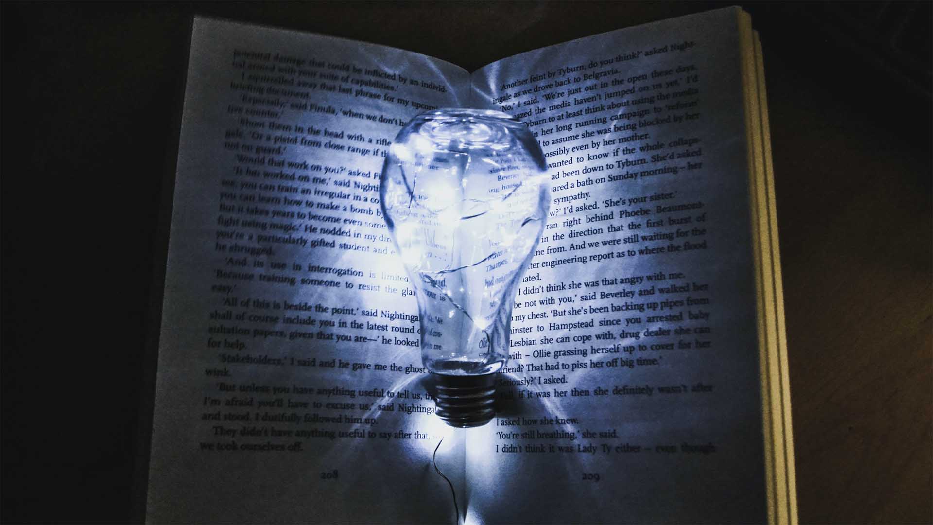 book and the lamp