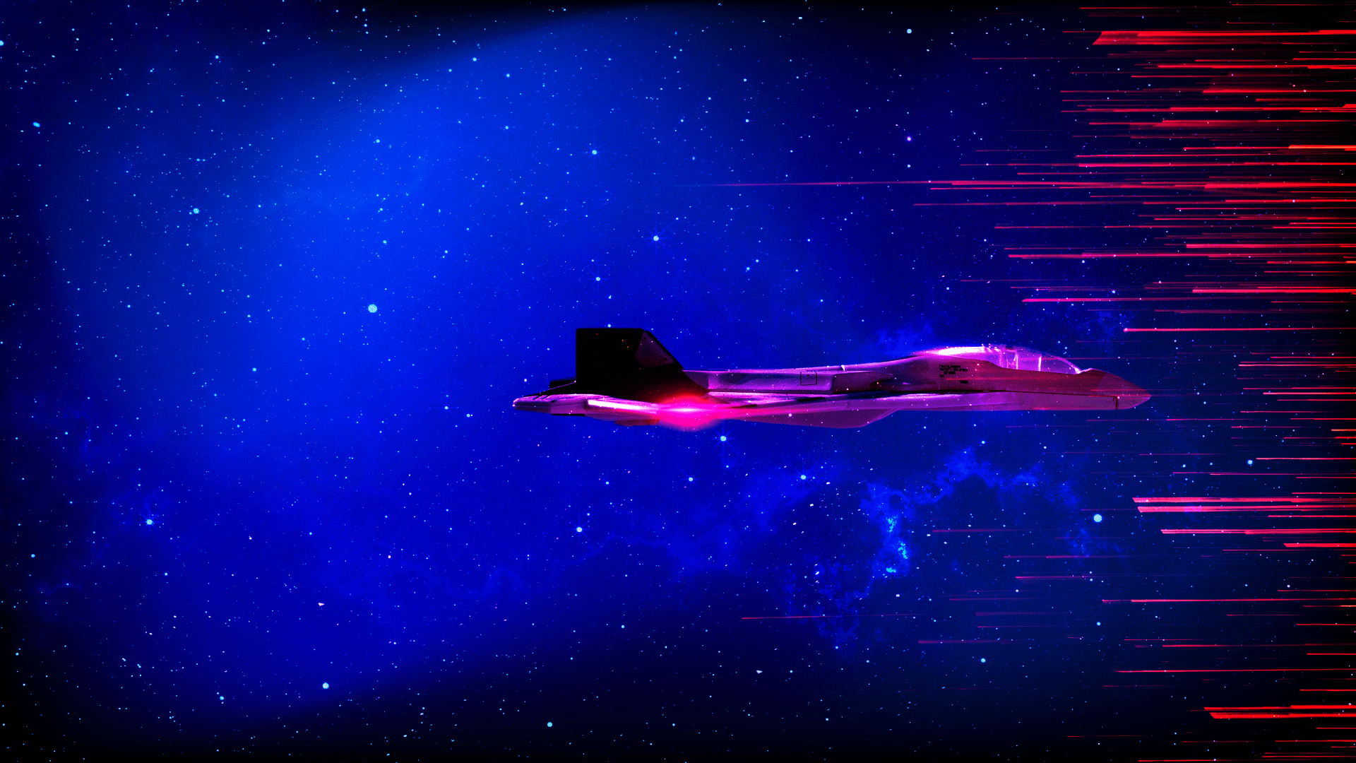 starship in space