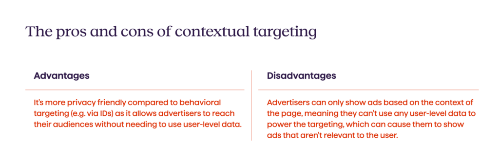 The pros and cons of contextual targeting - Avenga