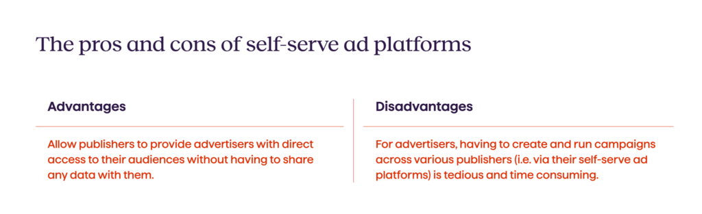 The pros and cons of self serve ad platforms - Avenga