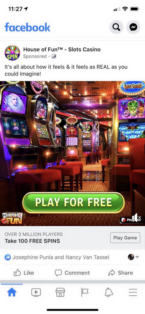 house of fun gambling advertising 1 - Avenga